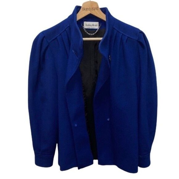 ASHLEY SCOTT Vintage Women’s Wool Classic Coat Size M/L - Picture 4 of 7